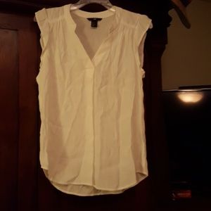 H&M cream blouse